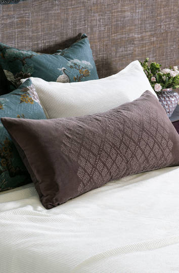 Bianca Lorenne - Sashiko Cushion - Carob